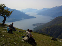 in rifugio sui monti